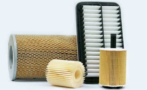 Various industrial air filters